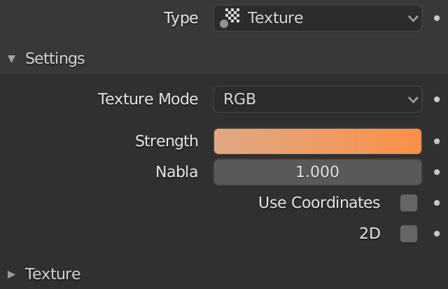 Field Texture Strength