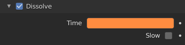 Blender Dynamic Pâint Dissolve Time