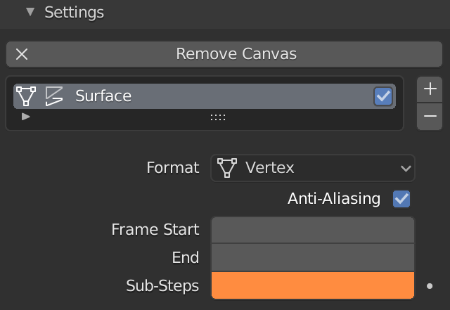 Blender Dynamic Pâint Sub Steps